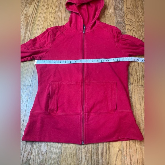 Roots Red Full Zip Hoodie Cotton Spandex M/M - Picture 6 of 9